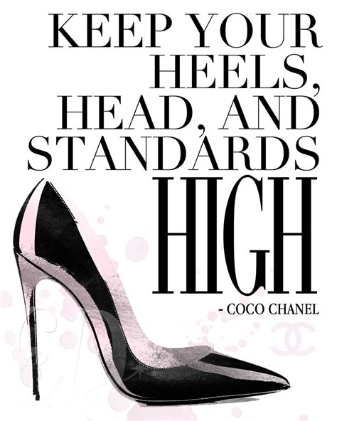 chanel slogan the most|coco chanel quotes high heels.